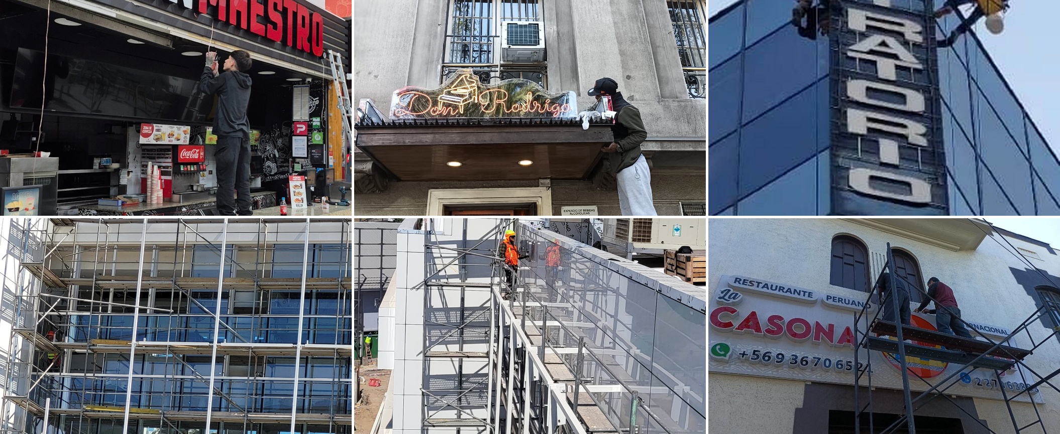 Instalación y mantención de letreros y señalética en Santiago de Chile